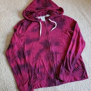 Victorias Secret tie dye Pink Zip up hoodie